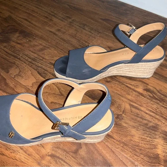Tommy Hilfiger Blue Wedges - Picture 2 of 4